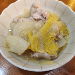 白菜と鶏肉の煮物